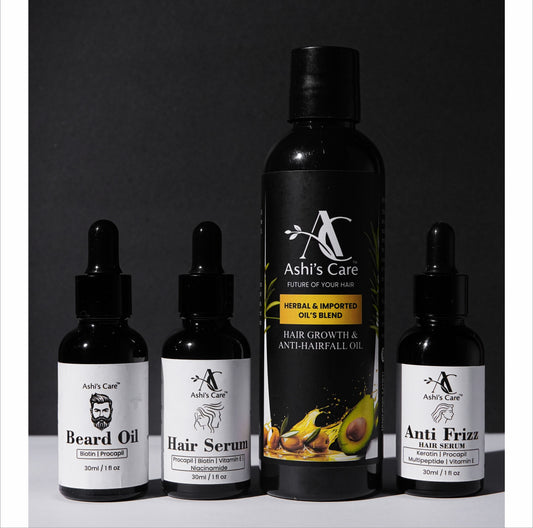 Ultimate Hair & Beard Kit ( Pack of 4 )